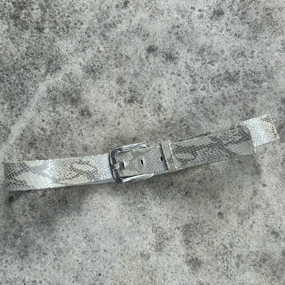 Suzi Roher snakeskin belt, small - Picture 4 of 7